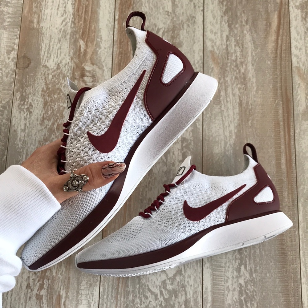 NWT Nike ID Air Zoom Mariah Flyknit maroon - Picture 4 of 8